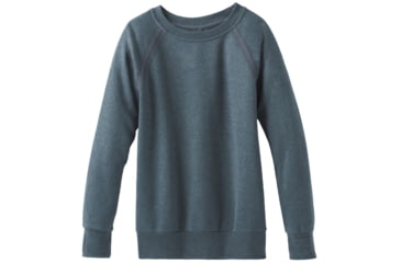 Image of prAna Cozy Up Sweatshirt - Womens, Grey Blue Heather, Large, W23180582-GBHT-L