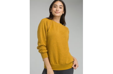 Image of prAna Cozy Up Sweatshirt - Womens, Sunray Heather, XSmall, W23180582-SYHT-XS