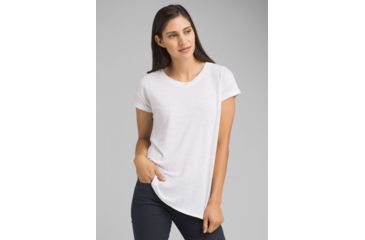 Image of prAna Cozy Up T-shirt, White, XLarge, W13180737 -100-XL