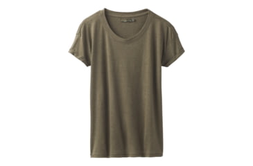 Image of prAna Cozy Up T-shirt - Womens, Cargo Green Heather, Large, W13180737-CGHT-L