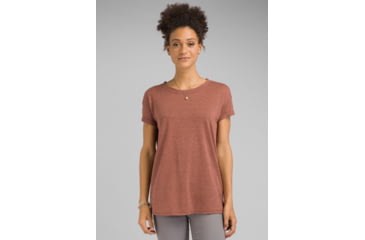 Image of prAna Cozy Up T-shirt - Womens, Chai Heather, Large, W13180737-CHHT-L