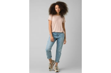 Image of prAna Cozy Up T-Shirt - Womens, Champagne Heather, Medium, W13180737-CWHT-M