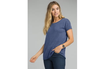 Image of prAna Cozy Up T-shirt - Womens, Equinox Blue Heather, Large, W13180737-EBHT-L