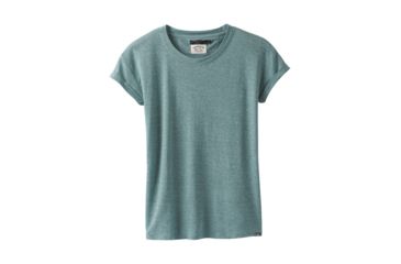 Image of prAna Cozy Up T-shirt - Womens, Iced Aqua Heather, Small, W13180737 -431-S