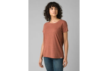 Image of prAna Cozy Up T-Shirt - Womens, Liqueur Heather, Medium, W13180737-LQHT-M