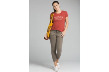Image of prAna Cozy Up T-shirt - Womens, Mulled Wine Heather, Medium, W13180737-MWHT-M