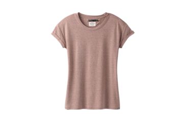 Image of prAna Cozy Up T-shirt - Womens, Peach Heather, Small, W13180737 -832-S