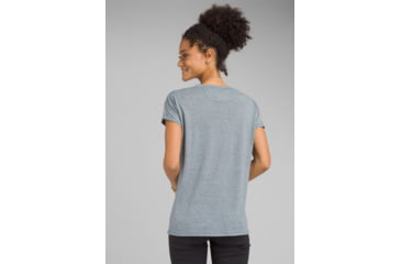 Image of prAna Cozy Up T-shirt - Womens, Vintage Blue Heather, Extra Small, W13180737-VBHT-XS