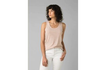 Image of prAna Cozy Up Tank - Womens, Champagne Heather, Small, W11190754-CWHT-S