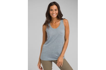 Image of prAna Cozy Up Tank - Womens, Vintage Blue Heather, Medium, W11190754-VBHT-M