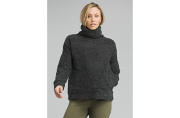 Image of prAna Crestland Pullover - Women's, Charcoal Heather, Medium, W23180548-CCHT-M