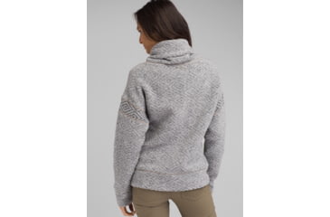 Image of prAna Crestland Pullover - Womens, Heather Grey, Small, W23180548-HTGY-S