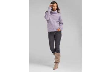 Image of prAna Crestland Pullover - Womens, Moonstone Heather, Large, W23180548-MSHT-L
