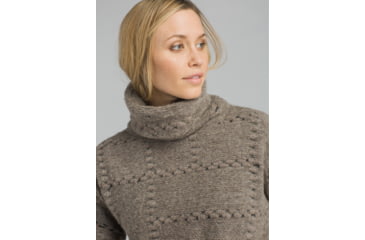 Image of prAna Crestland Pullover - Womens, Mud Heather, Medium, W23180548-MUHT-M