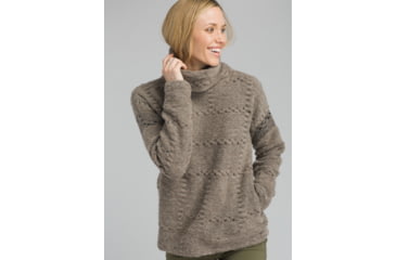 Image of prAna Crestland Pullover - Women's, Mud Heather, Medium, W23180548-MUHT-M