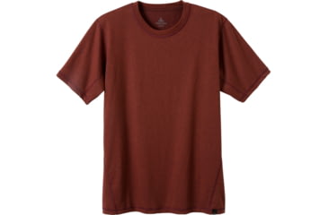 Image of prAna Crux Crew T-Shirt - Men's-Raisin-X-Large
