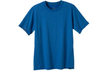 Image of prAna Crux Crew T-Shirt - Men's-Sapphire-Medium