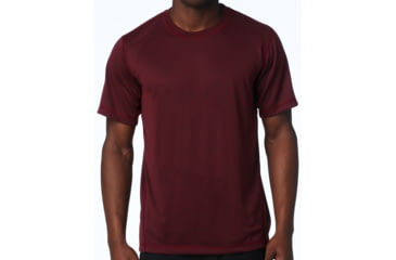 Image of prAna Crux Crew T-Shirt - Men's-Rich Cocoa-Small