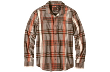 Image of prAna Delaney Flannel Shirt - Men's-Brown-Medium