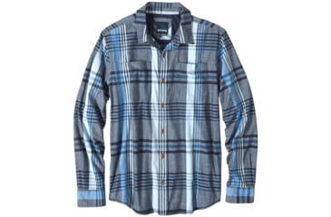 Image of prAna Delaney Flannel Shirt - Men's-Nautical-Small