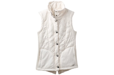 Image of prAna Diva Vest, Snap Button Closure - Womens, Bone, XSmall, W13180560-BON-XS