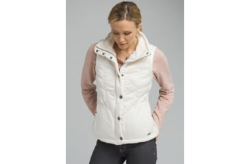 Image of prAna Diva Vest, Snap Button Closure - Women's, Bone, XSmall, W13180560-BON-XS