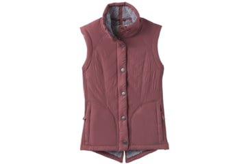 Image of prAna Diva Vest, Snap Button Closure - Womens, Brandy, Extra Small, W13180560-BDY-XS