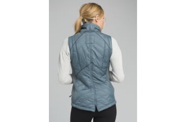 Image of prAna Diva Vest, Snap Button Closure - Womens, Weathered Blue, Large, W13180560-WEBL-L
