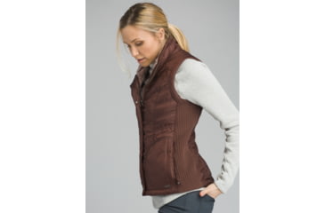Image of prAna Diva Vest, Snap Button Closure - Womens, Wedged Wood, Large, W13180560-WDWO-L