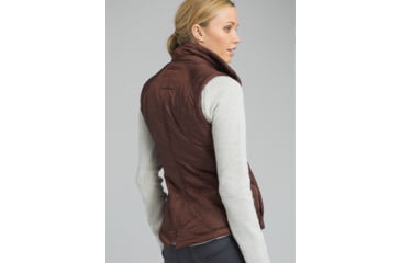 Image of prAna Diva Vest, Snap Button Closure - Womens, Wedged Wood, Large, W13180560-WDWO-L