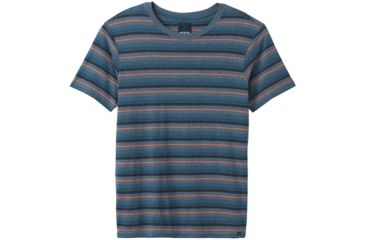 Image of prAna Dustin Short Sleeve Crew - Mens, Nickel, Large, M13190579-NICK-L