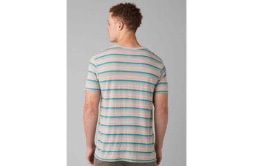 Image of prAna Dustin Short Sleeve Crew - Mens, Pebble Grey, Large, M13190579-PBGY-L