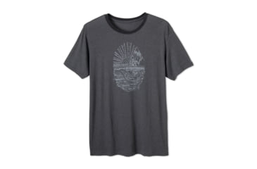 Image of prAna Eco Tee - Men's-Charcoal-Small