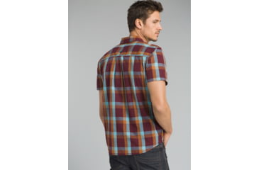 Image of prAna Ecto Short Sleeve T-Shirt - Mens, Black Cherry, Small, M13181366-BKCY-S