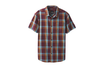 Image of prAna Ecto Short Sleeve T-Shirt - Mens, Black Cherry, Small, M13181366-BKCY-S