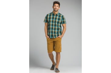 Image of prAna Ecto Short Sleeve T-Shirt - Mens, Highland Green, Large, M13181366-HLGR-L