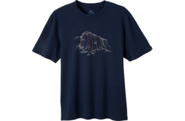 Image of prAna El Capitan T-Shirt - Men's-Navy-Small