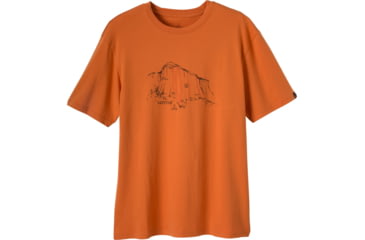 Image of prAna El Capitan T-Shirt - Men's-Pumpkin-Small