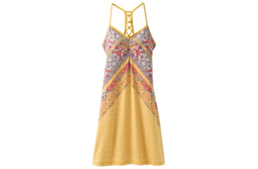 Image of prAna Elixir Dress Womens, Marigold Marrakesh, Small, W31180587-MGMA-S