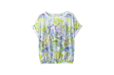 Image of prAna Etta Top Womens, Green Plumeria, Small, W11180458-GNPL-S