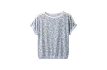 Image of prAna Etta Top Womens, Titanium Blossom, Small, W11180458-TIBL-S