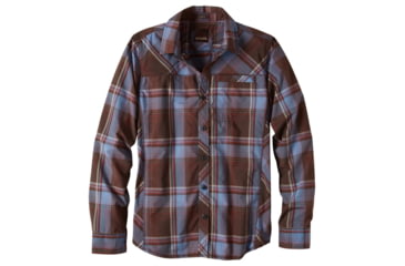 Image of prAna Farley Long Sleeve Shirt - Men's-Espresso-Small
