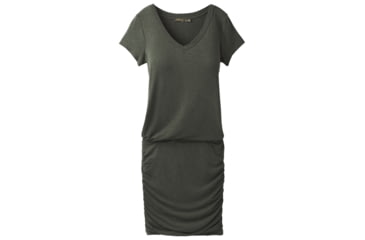 Image of prAna Foundation Dress - Women's, Forest Green Heather, Large, W31180370-FGHT-L