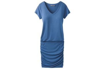 Image of prAna Foundation Dress Womens, Sunbleached Blue Heather, Small, W31180370-SUHT-S