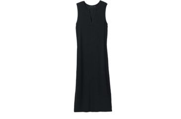 Image of prAna Foundation Midi Dress - Womens, Black, Large, W31202056-BLK-L