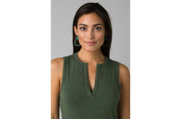 Image of prAna Foundation Midi Dress - Womens, Canopy Heather, Medium, W31202056-CNHT-M