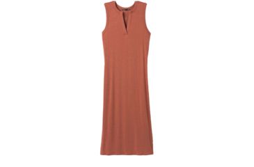 Image of prAna Foundation Midi Dress - Womens, Liqueur Heather, Medium, W31202056-LQHT-M