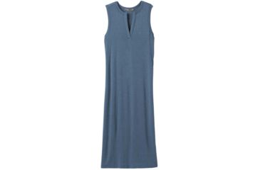 Image of prAna Foundation Midi Dress - Womens, Nickel Heather, Medium, W31202056-NIHT-M
