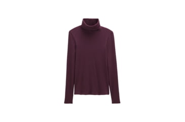 Image of prAna Foundation Rib Turtleneck - Womens, Mulberry Heather, Extra Small, 2045781-500-XS