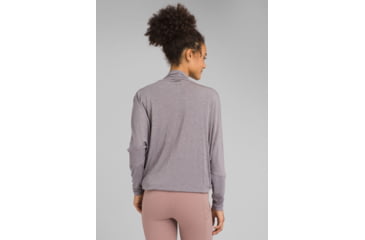 Image of prAna Foundation Shrug Sweaters - Womens, Heather Grey, Small, W23190958-HTGY-S